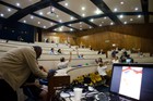 Plateia do evento, no auditório do RDC